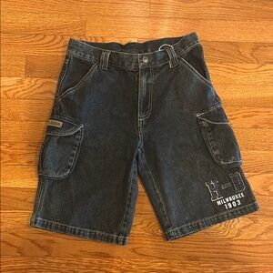 Vintage Harley Davidson Cargo Jorts